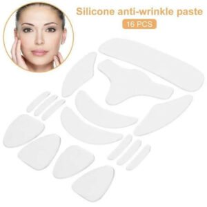 16pcs Reusable Silicone Patches Anti Rimpel Pads Silicone Wrinkle Removal Sticker -Face Forehead Neck Eye