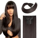 Clip In Hair Extensions Hair Extensions Thick Long Lace Weft Lightweight Synthetic