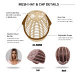 Brown Blonde Ombre Synthetic Wigs Short Straight Bob Wigs for Women Middle Part Lolita Cosplay Natural Hair Heat Resistant Fiber