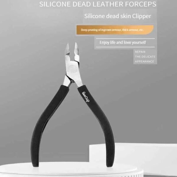 2PCS Set Stainless Steel Cuticle Pliers Pedicure Manicure Tools