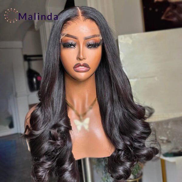 300% Density Loose Wave 9x6 Transparent Lace Closure Glueless Wig 100% Human Hair Wig Pre Plucked Ready To Go 30inch Natural Wig