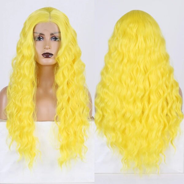 AIMEYA Synthetic Lace Front Wigs for Women Natural Hairline Long Brown Wig Pre Plucked Cosplay