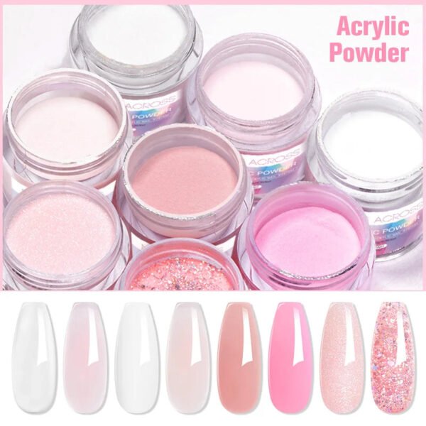 Acrylic Powder Set- Clear /Pink/ Nude