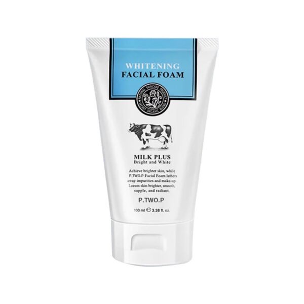 Whitening Facial Cleanser Foam, Moisturizing Deep Cleansing, Acne Milk, Oil Control, Exfoliating, Shrink Pores Face Wash.