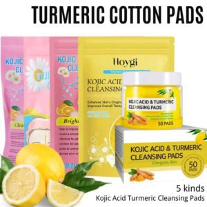 40/50pcs Kojic Acid Turmeric Cleansing Pads with Curcuma Longa Root