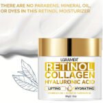 Retinol Anti-Aging Face Cream: Moisturizing wrinkle Remover with Collagen and Hyaluronic Acid, available in 30ML and 60ML.