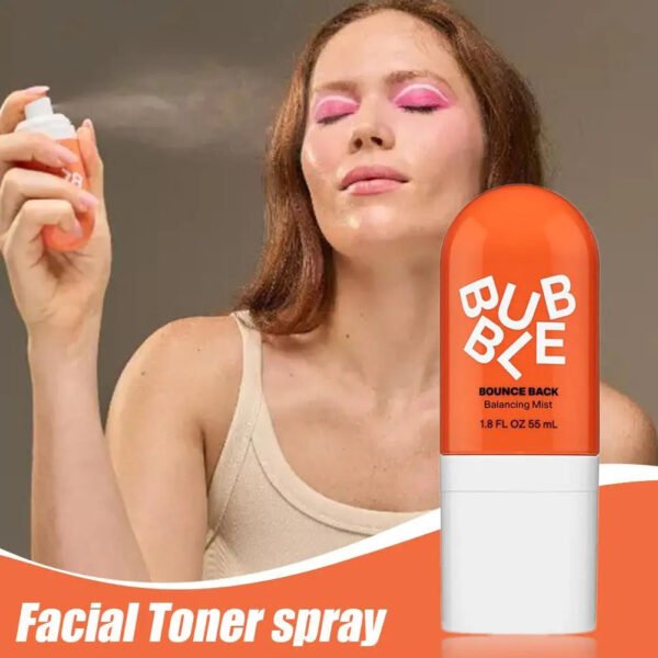 Hydrating Facial Toner Mist with Niacinamide - Bubble Bounce Back Balancing Toner Spray Whitening Skincare Formula 1pcs