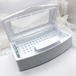 Nail Sterilizer Tray - Disinfection Box for Salon Nail Tools, Nippers, Tweezers, and Manicure Equipment