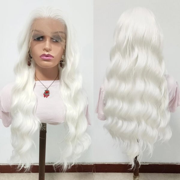 AIMEYA Synthetic Lace Front Wigs for Women Natural Hairline Long Brown Wig Pre Plucked Cosplay