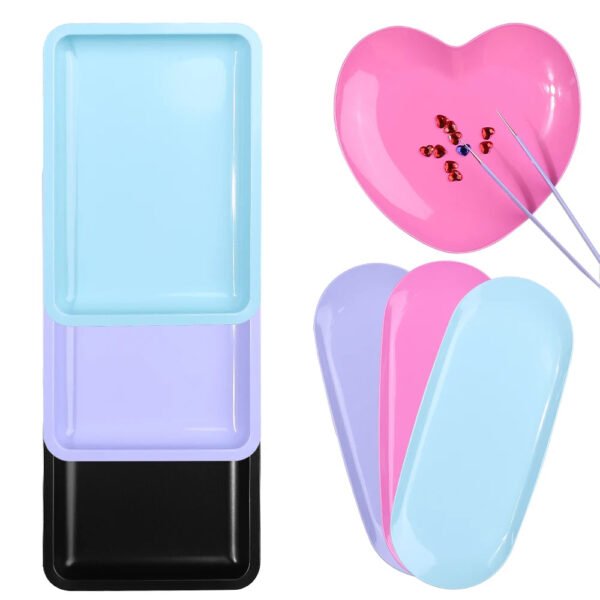 1 Pcs Stainless Steel Manicure Tool Tray