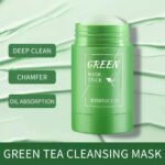 40g Green Tea Solid Mask Stick Removes Blackhead Cleans Pores Facial Blemishes Black Dots Shrink Pores Korean Skin Care