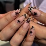 24Pcs Pink French Style Fake Press on Nails 3D Bowknot Designs Short Square