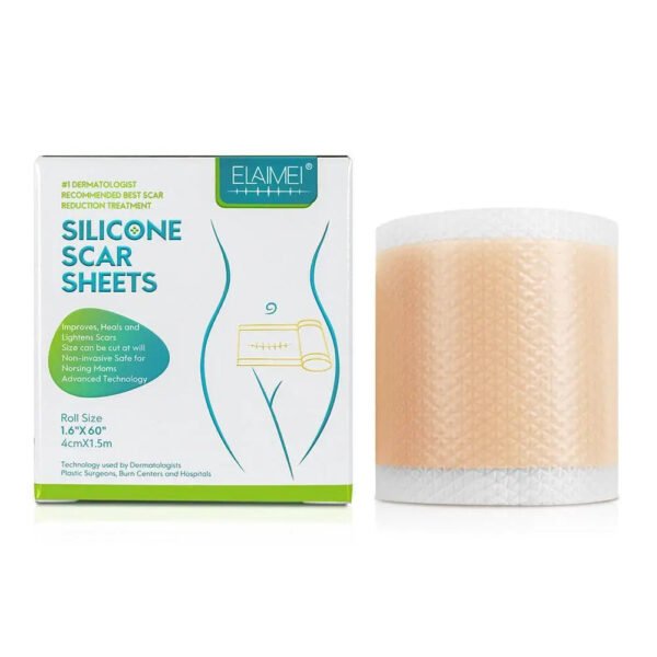 150cm Silicone Gel Scar Sheet Patch Treatment Cover Skin Repair Removal Tape for Acne, Burn Scar