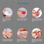 Manicure Tool Set - Cuticle Skin Scissors/ Steel Pusher/ Nail Polish Remover