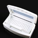 Nail Sterilizer Tray - Disinfection Box for Salon Nail Tools, Nippers, Tweezers, and Manicure Equipment