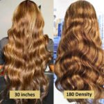 Highlight Wig 13x6 Hd Lace Frontal Wig Honey Blonde Body Wave Lace Front Human Hair Wigs For Women 30 inch 360 HD Full Lace Wig