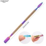 11 Style Stainless Steel Cuticle Spoon Pusher Fork Dead Skin Nail Art Files UV Gel Polish Remove Manicure Care Groove Clean Tool