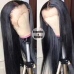 New 20 Inch Lace Front Wig Human Hair Pre-Pulled Baby Hair Glue Free Human Hair Wig