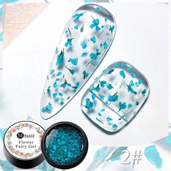 5-in-1 Glue Gel  - Reinforcement Gel, No-Wipe Top Coat, Manicure UV LED Soak Off Nail Gel Varnish for 3D Chrome Design