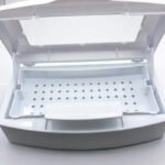 Nail Sterilizer Tray - Disinfection Box for Salon Nail Tools, Nippers, Tweezers, and Manicure Equipment