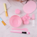 11pcs Pink Mask Bowl Set Facial Mask Full Set of Beauty Tools Mask Brush Bottles Skin Care Tool Kits