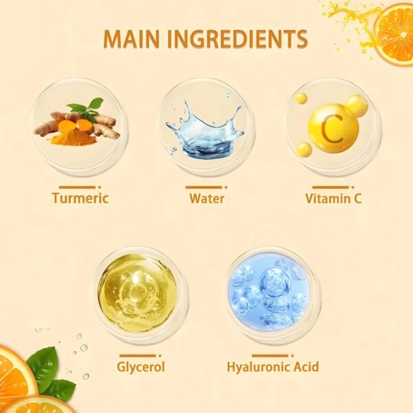 Turmeric & Vitamin C Neck Facial Care for Wrinkle Lines, Lifting, Whitening, Tightening, Double Chin Reduction, Anti-Aging, and Rejuvenation Skin Care Product.