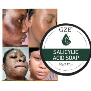 GZE Salicylic Acid Acne Soap for Pore Exfoliating and Softening Skin
