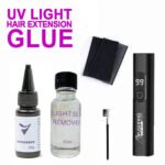 UV-Light Hair Extension Set Technology Wig Hair Piece Real Hair Fast Grafting Tool Firm and Traceless tape Hair Extension Tools
