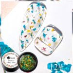 5-in-1 Glue Gel  - Reinforcement Gel, No-Wipe Top Coat, Manicure UV LED Soak Off Nail Gel Varnish for 3D Chrome Design