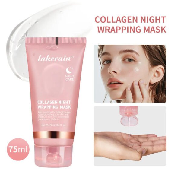 Collagen Hydrolyzed Night Wrapping Mask Reduces Sagging & Dullness Elasticity  for Glowing Hydration Skin