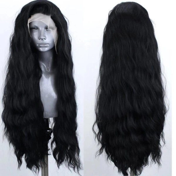 AIMEYA Synthetic Lace Front Wigs for Women Natural Hairline Long Brown Wig Pre Plucked Cosplay
