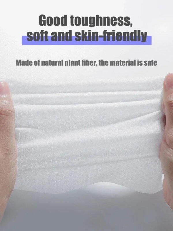 Reusable thickened cleanser face towel One pack of 100 pieces wet and dry makeup remover, cotton soft fabric