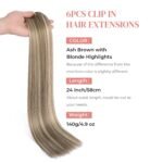Clip In Hair Extensions Hair Extensions Thick Long Lace Weft Lightweight Synthetic