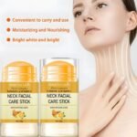 Turmeric & Vitamin C Neck Facial Care for Wrinkle Lines, Lifting, Whitening, Tightening, Double Chin Reduction, Anti-Aging, and Rejuvenation Skin Care Product.