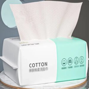 Reusable thickened cleanser face towel One pack of 100 pieces wet and dry makeup remover, cotton soft fabric