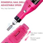 Electric Nail Drill Machine Set Manicure Drill Set Milling Cutters Nail File Equipment Strong Nail Polishing Tool