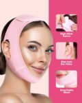 Reusable Face Strap, V Line Mask, Double Reducer, Chin-Up Patch, Chin Strap, V-Shaped Belt, Vaped Face Mask for Sagging