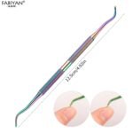 11 Style Stainless Steel Cuticle Spoon Pusher Fork Dead Skin Nail Art Files UV Gel Polish Remove Manicure Care Groove Clean Tool