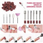 Electric Nail Drill Machine Set Manicure Drill Set Milling Cutters Nail File Equipment Strong Nail Polishing Tool