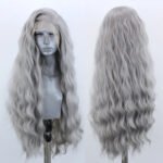 AIMEYA Synthetic Lace Front Wigs for Women Natural Hairline Long Brown Wig Pre Plucked Cosplay