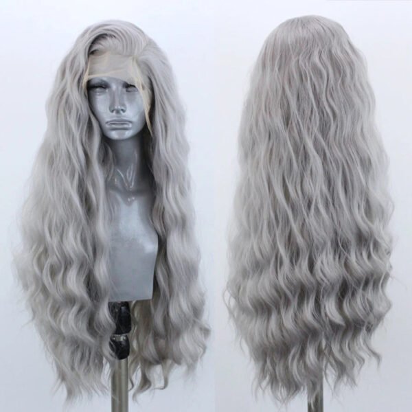 AIMEYA Synthetic Lace Front Wigs for Women Natural Hairline Long Brown Wig Pre Plucked Cosplay