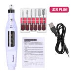 Electric Nail Drill Machine Set Manicure Drill Set Milling Cutters Nail File Equipment Strong Nail Polishing Tool