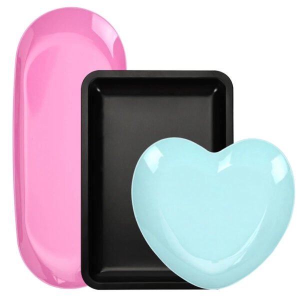 1 Pcs Stainless Steel Manicure Tool Tray