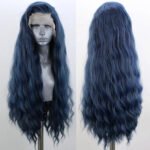 AIMEYA Synthetic Lace Front Wigs for Women Natural Hairline Long Brown Wig Pre Plucked Cosplay
