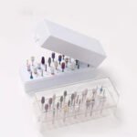 Excellent Dustproof Lightweight DIY Drill Bits Nail Grinding Heads Organizer Box Durable Drill Bits Container Nail Supplies