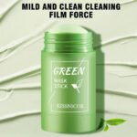 40g Green Tea Solid Mask Stick Removes Blackhead Cleans Pores Facial Blemishes Black Dots Shrink Pores Korean Skin Care