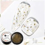 5-in-1 Glue Gel  - Reinforcement Gel, No-Wipe Top Coat, Manicure UV LED Soak Off Nail Gel Varnish for 3D Chrome Design