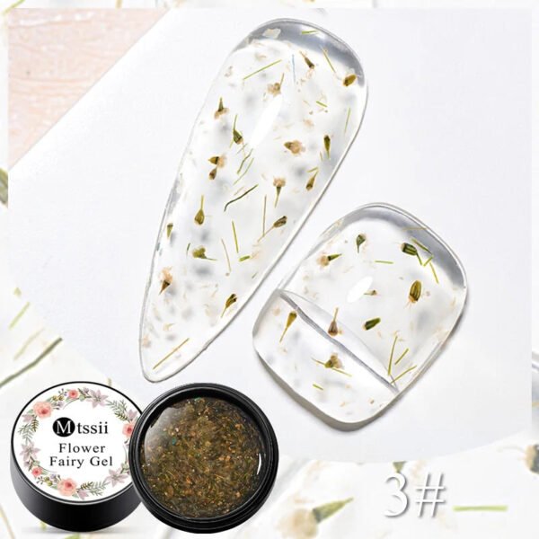 5-in-1 Glue Gel  - Reinforcement Gel, No-Wipe Top Coat, Manicure UV LED Soak Off Nail Gel Varnish for 3D Chrome Design
