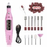 Electric Nail Drill Machine Set Manicure Drill Set Milling Cutters Nail File Equipment Strong Nail Polishing Tool
