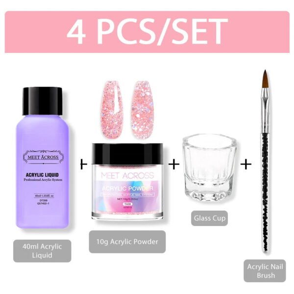 Acrylic Powder Set- Clear /Pink/ Nude
